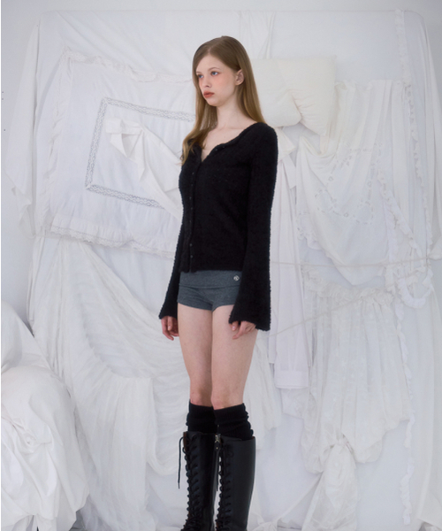 ROSEFRANTZ（ロゼフランツ）の「Hairy Slim Fur Cardigan [Black]（カーディガン/ボレロ・レディース・ブラック・OS）」の3枚目の写真
