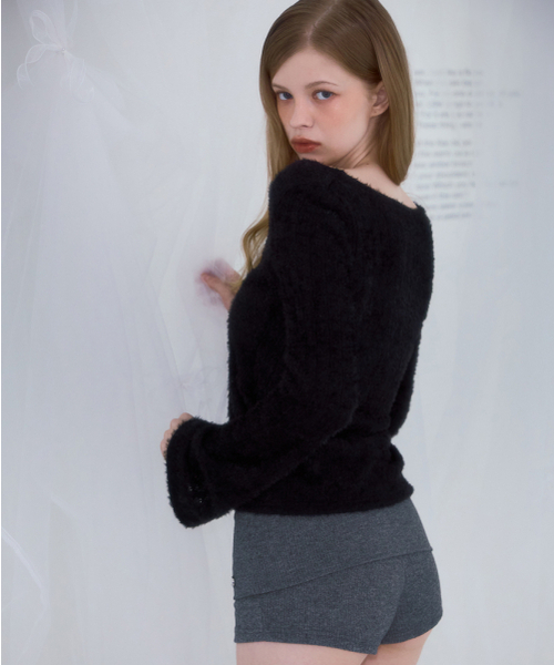 ROSEFRANTZ（ロゼフランツ）の「Hairy Slim Fur Cardigan [Black]（カーディガン/ボレロ・レディース・ブラック・OS）」の11枚目の写真