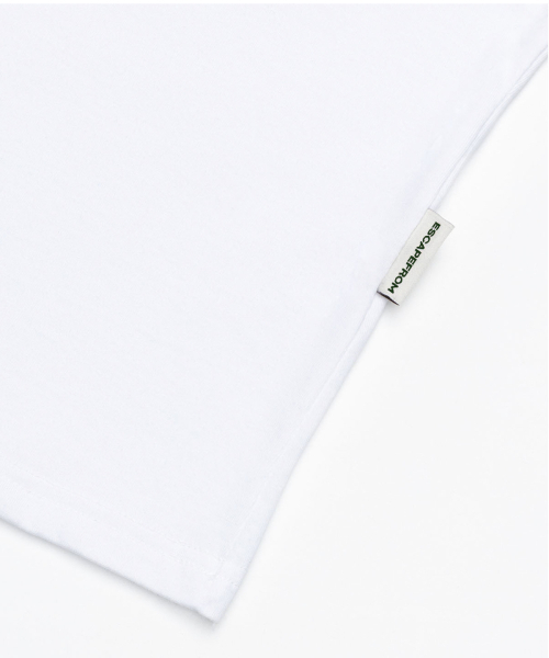 ESCAPEFROM(エスケープフロム)の「イニシャルマッププリントオーバーサイズ半袖Tシャツホワイト(Tシャツ/カットソー・レディース・その他・SMALL/MEDIUM/LARGE)」の5枚目の写真