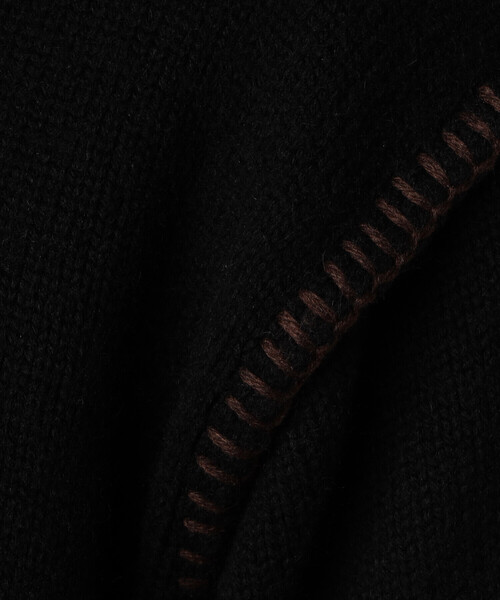 COMME CA MEN(コムサメン)の「ブランケットステッチ クルーネックニット(ニット/セーター・メンズ・ブラック/ネイビー・L/M)」の17枚目の写真