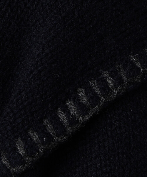 COMME CA MEN(コムサメン)の「ブランケットステッチ クルーネックニット(ニット/セーター・メンズ・ブラック/ネイビー・L/M)」の18枚目の写真