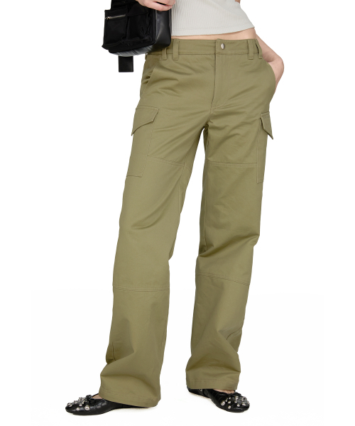 SUNBURNPROJECT(サンバーンプロジェクト)の「Low-rise Cargo Pants, KHAKI(その他パンツ・レディース・その他・SMALL/MEDIUM)」の1枚目の写真