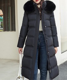 中綿コート フード付き」に該当するジャケット/アウター（ロング丈