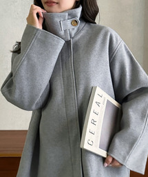 Eclat one | 【Eclat one】ステンカラー ミドル丈 コート(ステンカラーコート)