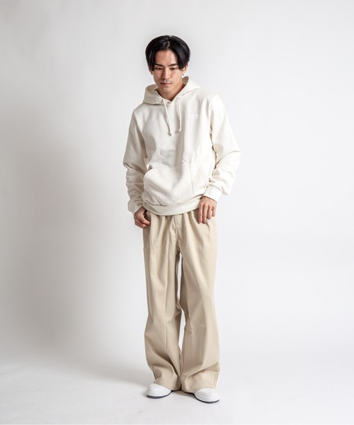 THE NORTH FACE(ザノースフェイス)の「【THE NORTH FACE/ザ・ノースフェイス】プルオーバー バックプリント パーカー 裏起毛(パーカー・メンズ・アイボリー/ホワイト・L/LL/M)」の14枚目の写真
