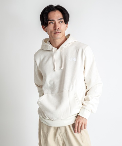 THE NORTH FACE(ザノースフェイス)の「【THE NORTH FACE/ザ・ノースフェイス】プルオーバー バックプリント パーカー 裏起毛(パーカー・メンズ・アイボリー/ホワイト・L/LL/M)」の6枚目の写真