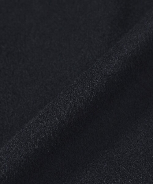 MACKINTOSH LONDON（マッキントッシュ ロンドン）の「【WEB・一部店舗限定】ソフトウールモッサフーデットコート（その他アウター・レディース・ブラック/ベージュ・38/40）」の8枚目の写真