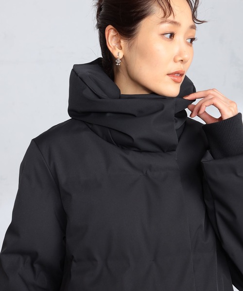 GALLORIA（ギャローリア）の「ボリューム衿リブ袖中綿ジャケット（その他アウター・レディース・ベージュ/ブラック・S/M/LL/L）」の10枚目の写真