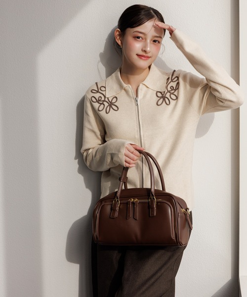 Dita Muaj.（ディータムアージュ）の「刺繍ジップニット（ニット/セーター・レディース・グレー/アイボリー・FREE）」の21枚目の写真