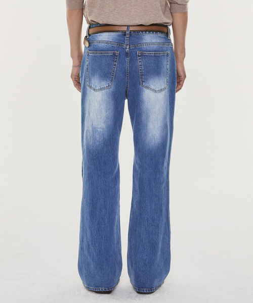 KICHUL(キチョル)の「Yk 0709 boot cut (medium blue)(デニムパンツ・メンズ・その他・X-SMALL/SMALL/MEDIUM/LARGE)」の3枚目の写真