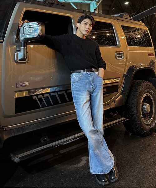 KICHUL(キチョル)の「Yk 0709 boot cut (medium blue)(デニムパンツ・メンズ・その他・X-SMALL/SMALL/MEDIUM/LARGE)」の8枚目の写真