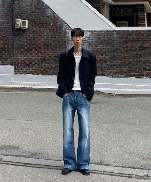 KICHUL(キチョル)の「Yk 0709 boot cut (medium blue)(デニムパンツ・メンズ・その他・X-SMALL/SMALL/MEDIUM/LARGE)」の19枚目の写真