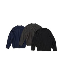 Perfect Suit FActory | 【3点パック/Smart Pick!】モックネック ベーシックニット Aセット(ブラック&グレー&ネイビー)/Bセット(ブラウン&ベージュ&ホワイト)(ニット/セーター)