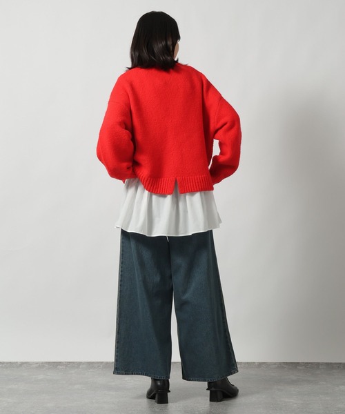 LAKOLE（ラコレ）の「タートルネックニットプルオーバー / 622320（ニット/セーター・レディース・レッド/チャコール/ベージュ・FREE）」の8枚目の写真