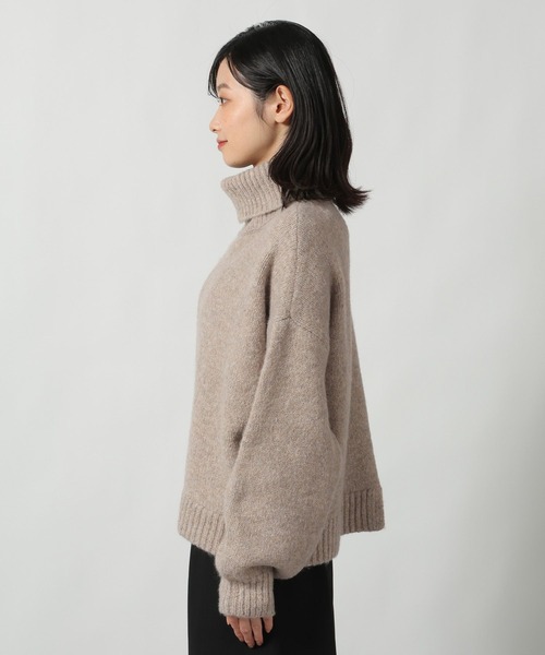 LAKOLE（ラコレ）の「タートルネックニットプルオーバー / 622320（ニット/セーター・レディース・レッド/チャコール/ベージュ・FREE）」の12枚目の写真