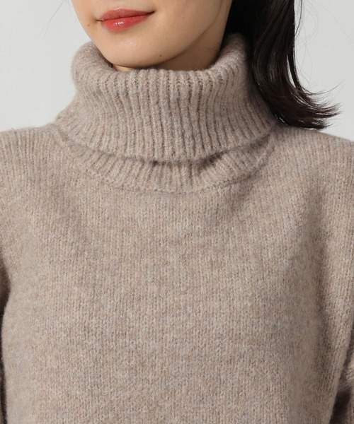 LAKOLE（ラコレ）の「タートルネックニットプルオーバー / 622320（ニット/セーター・レディース・レッド/チャコール/ベージュ・FREE）」の14枚目の写真
