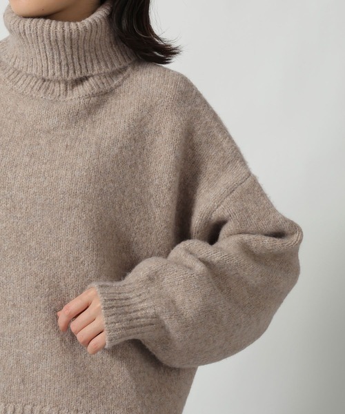 LAKOLE（ラコレ）の「タートルネックニットプルオーバー / 622320（ニット/セーター・レディース・レッド/チャコール/ベージュ・FREE）」の15枚目の写真