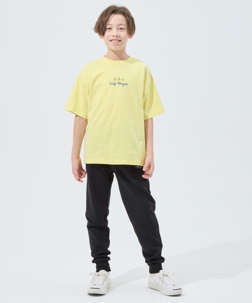 KRIFF MAYER Kid's Collection（クリフメイヤーキッズコレクション）の「【速乾・軽量】軽テックジョガーパンツ（スウェットパンツ・キッズ・オートミール/サンドベージュ/ブラック/サックスブルー・150/140/130/120/170/160）」の17枚目の写真