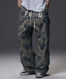 NOT4NERD（ノットフォーナード）の「Camo Incision Multi Cargo Sweat Pants - Khaki（スウェットパンツ）」