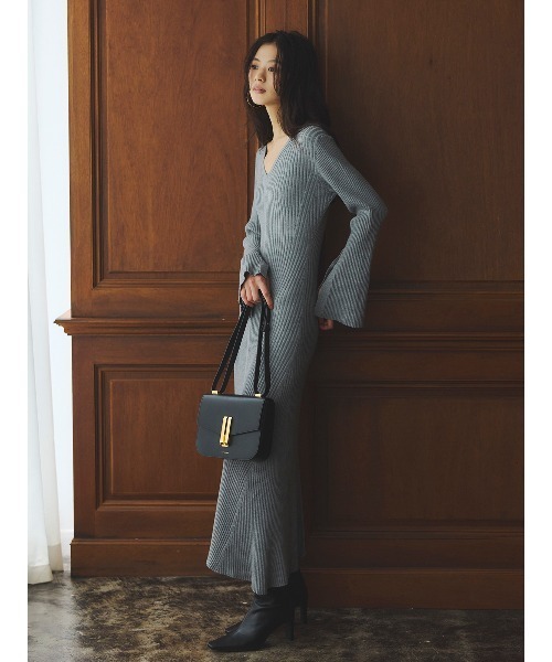 セミマーメイドニットワンピース（ワンピース）｜anuans（アニュアンス