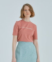 コットンベーシックTシャツ - ピンク
