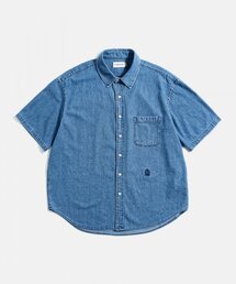 ESPIONAGE（エスピオナジ）の「Crest Denim S/S Over Shirt Washed Indigo（シャツ/ブラウス）」