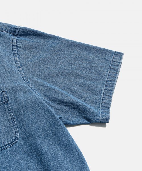 ESPIONAGE(エスピオナジ)の「Crest Denim S/S Over Shirt Washed Indigo(シャツ/ブラウス・レディース・その他・LARGE/MEDIUM/X-LARGE)」の8枚目の写真