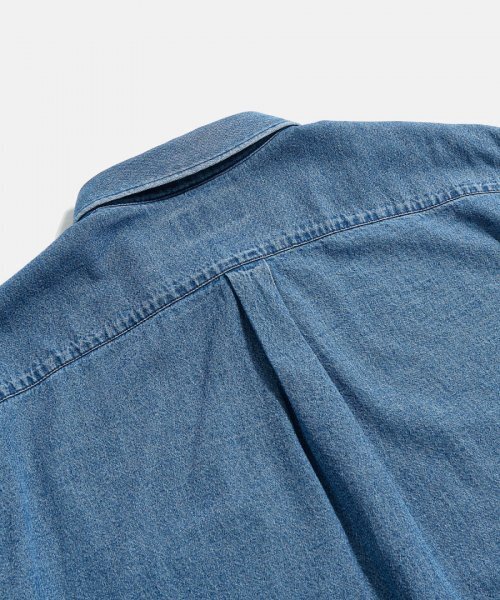 ESPIONAGE(エスピオナジ)の「Crest Denim S/S Over Shirt Washed Indigo(シャツ/ブラウス・レディース・その他・LARGE/MEDIUM/X-LARGE)」の10枚目の写真
