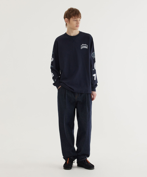 COVERNAT（カバーナット）の「ウェーブグラフィックロングスリーブダークネイビー（Tシャツ/カットソー・レディース・その他・SMALL/MEDIUM/LARGE/X-LARGE）」の4枚目の写真