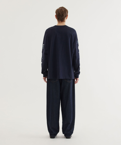 COVERNAT（カバーナット）の「ウェーブグラフィックロングスリーブダークネイビー（Tシャツ/カットソー・レディース・その他・SMALL/MEDIUM/LARGE/X-LARGE）」の6枚目の写真