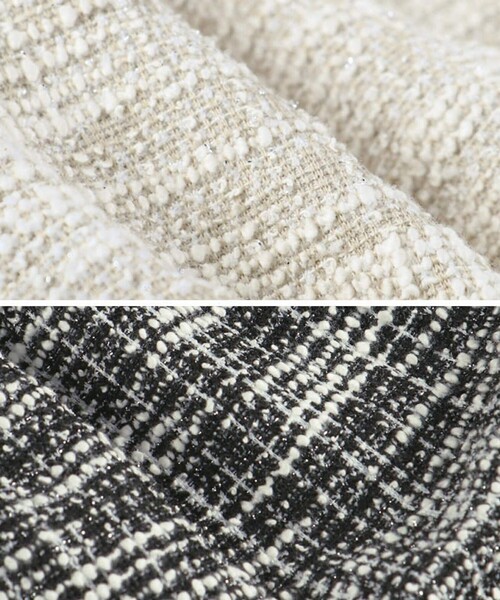 BRANSHES（ブランシェス）の「ラメツイードジャンパースカート（ジャンパースカート・キッズ・アイボリー/ブラック・90/140/80/130/100/150/110/120）」の20枚目の写真