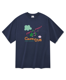 ヤップ 半袖Tシャツ ネイビー