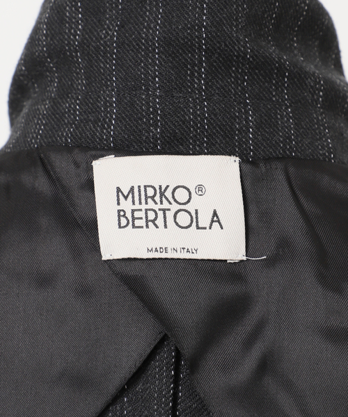 Noble（ノーブル）の「《NOBLE別注》MIRKO BERTOLA/ミルコベルトラ ストライプシャツジャケット（シャツ/ブラウス・レディース・チャコールグレー・FREE）」の21枚目の写真