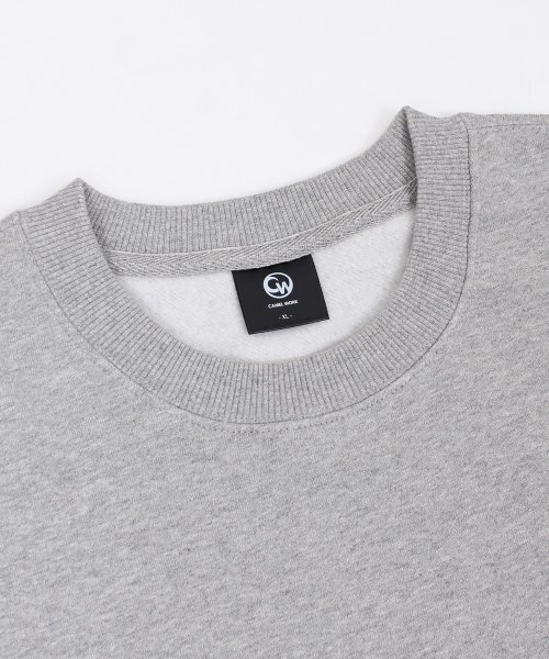 CAMEL WORK(キャメルワーク)の「CCC ハンドプリンティングスウェットシャツ(グレー)(スウェット・メンズ・その他・MEDIUM/LARGE/X-LARGE)」の5枚目の写真