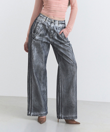SLAY WASHING COATED PANTS, DIRTY WHITE