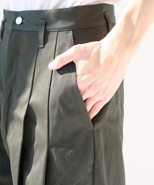 SHINYAKOZUKA（シンヤコヅカ）の「【SHINYAKOZUKA/シンヤコズカ】別注 UPCYCLED BAGGY 2（その他パンツ・メンズ・ブラック/ダークグリーン・M/XS/S）」の15枚目の写真