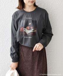 SHIPS Colors:The Met コラボ マネ アート Tシャツ