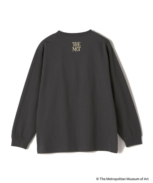 SHIPS Colors（シップス カラーズ）の「SHIPS Colors:The Met コラボ マネ アート Ｔシャツ（Tシャツ/カットソー・レディース・ダークグレー/オフホワイト/ベージュ・ONE SIZE）」の5枚目の写真