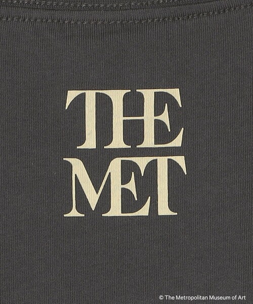 SHIPS Colors（シップス カラーズ）の「SHIPS Colors:The Met コラボ マネ アート Ｔシャツ（Tシャツ/カットソー・レディース・ダークグレー/オフホワイト/ベージュ・ONE SIZE）」の6枚目の写真