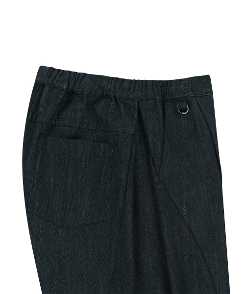 ENDOOR(エンドア)の「Curved Volume washed shorts (indigo blue)(その他パンツ・メンズ・インディゴブルー・1/2/3)」の2枚目の写真