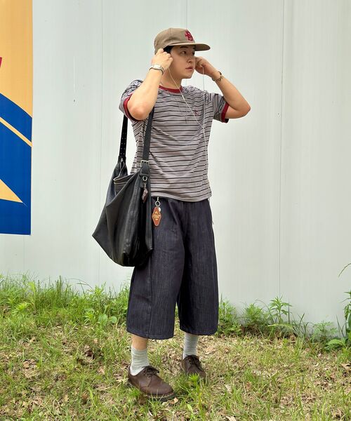 ENDOOR(エンドア)の「Curved Volume washed shorts (indigo blue)(その他パンツ・メンズ・インディゴブルー・1/2/3)」の5枚目の写真