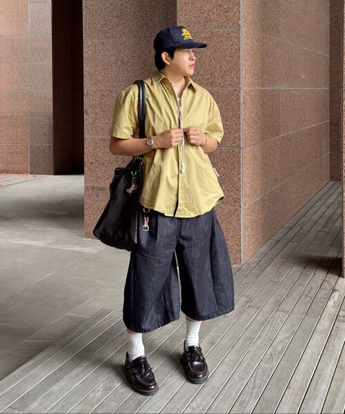 ENDOOR(エンドア)の「Curved Volume washed shorts (indigo blue)(その他パンツ・メンズ・インディゴブルー・1/2/3)」の6枚目の写真