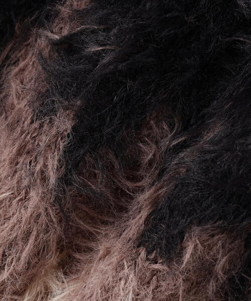 DANKE SCHON（ダンケシェーン）の「DankeSchon/ダンケシェーン/NYLON SHAGGY CREWNECK SWITCH（ニット/セーター・レディース・ブルー/ブラウン・L/M）」の9枚目の写真