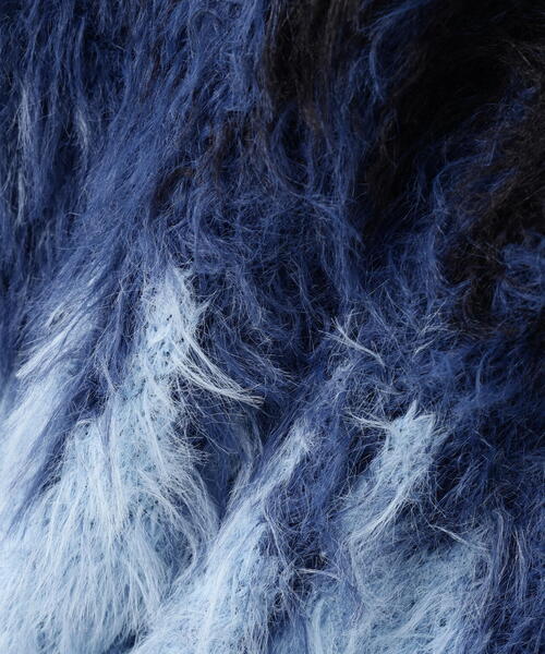 DANKE SCHON（ダンケシェーン）の「DankeSchon/ダンケシェーン/NYLON SHAGGY CREWNECK SWITCH（ニット/セーター・レディース・ブルー/ブラウン・L/M）」の10枚目の写真