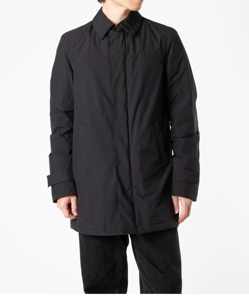 HERNO(ヘルノ)の「HERNO 2 LAYER PROMETEO DOWN BALMACAAN COAT ヘルノ 2レイヤー プロメテオ ダウン ステンカラーコート(ダウンジャケット/コート・メンズ・ブラック・50/48/52/46)」の7枚目の写真