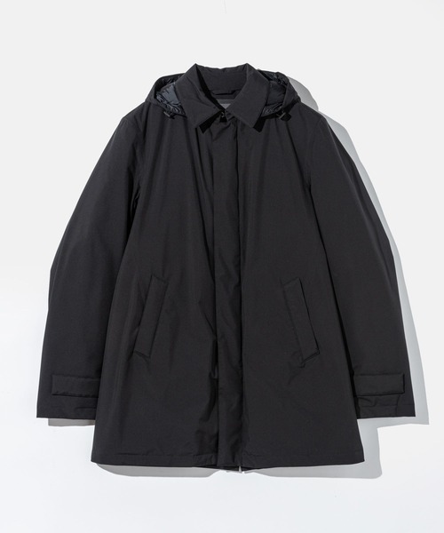 HERNO(ヘルノ)の「HERNO 2 LAYER PROMETEO DOWN BALMACAAN COAT ヘルノ 2レイヤー プロメテオ ダウン ステンカラーコート(ダウンジャケット/コート・メンズ・ブラック・50/48/52/46)」の8枚目の写真