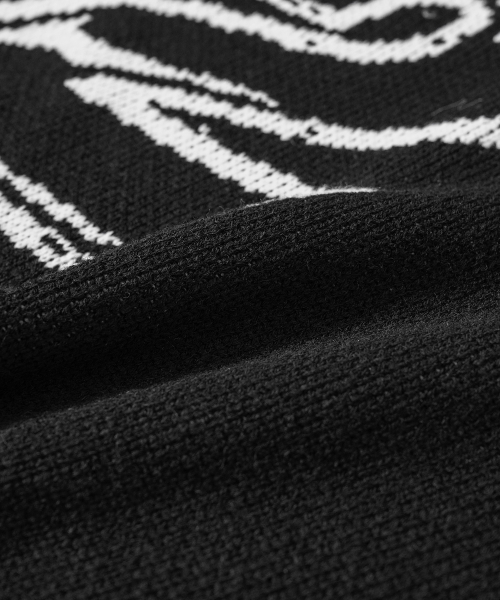 VASTIC（バスティック）の「92 グラフィックニット_ブラック（ニット/セーター・メンズ・その他・MEDIUM/LARGE）」の7枚目の写真