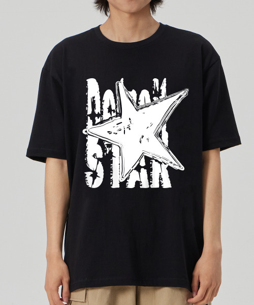 BY.L(バイエル)の「ディトロイトスター 半袖Tシャツ ブラック(Tシャツ/カットソー・メンズ・その他・MEDIUM/LARGE/X-LARGE)」の2枚目の写真