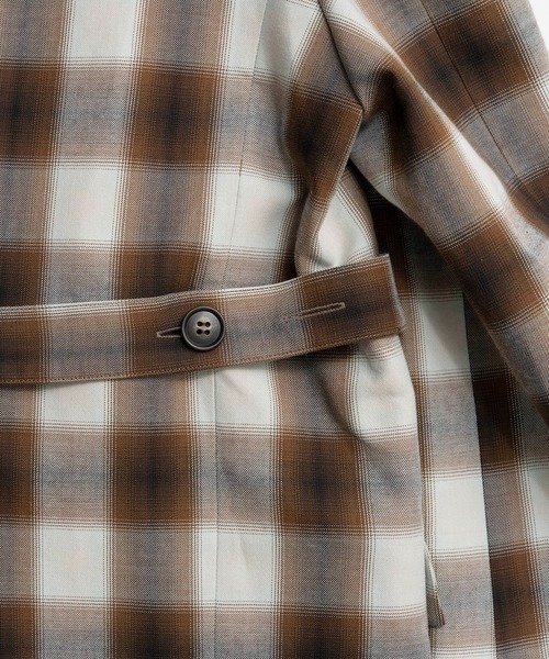 MAISON SPECIAL(メゾンスペシャル)の「Flannel Check Tailored Jacket/オンブレーチェックテーラードジャケット(テーラードジャケット・レディース・ブラウン・FREE)」の13枚目の写真