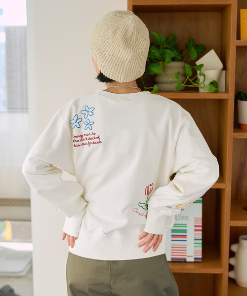 Freada（フリーダ）の「Freada/フリーダ チェーンステッチスウェット（スウェット・レディース・ホワイト・ONE SIZE）」の18枚目の写真